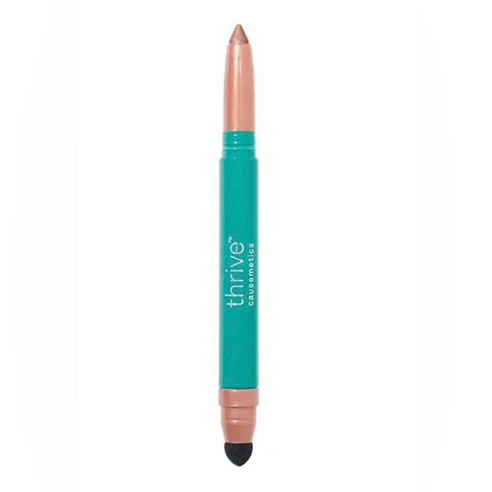 BNIB thrive causemetics Infinity Waterproof Eyeshadow Stick - Nikki Blush Gold